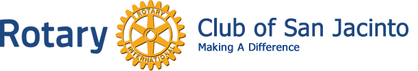 San Jacinto Rotary Club members